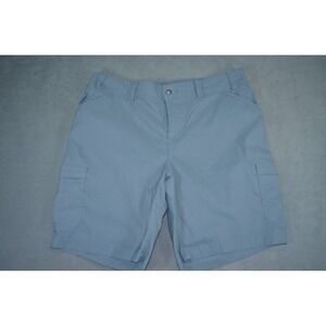 Duluth Trading Co Women's 18 Plus Dry on the Fly 10" Shorts Blue 46733